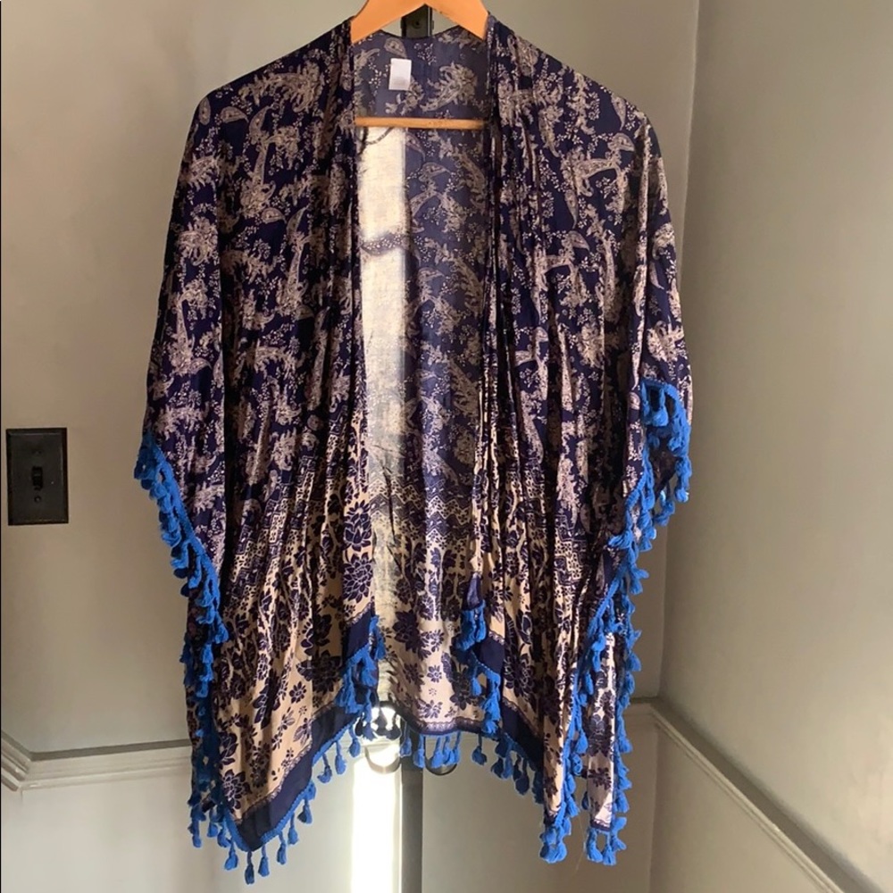 Blue kimono